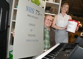 Fund-raising musician celebrates NHS 75th anniversary