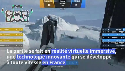 Esport: dans une arène bretonne, la réalité virtuelle fait marcher les joueurs