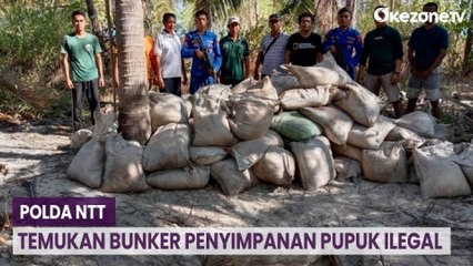 Bunker Penyimpanan Pupuk Ilegal Ditemukan di NTT, Polisi: Bahan Utama Bom Ikan