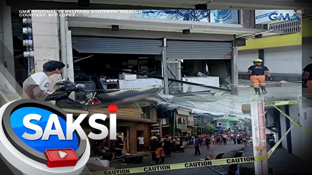 2 sugatan sa pagsabog sa isang laundry shop; depektibong gas hose ng LPG tank, dahilan umano ng pagsabog | Saksi