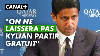 Nasser Al Khelaïfi : "On ne laissera pas Kylian MBappe partir gratuitement"