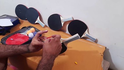 Table tennis repair using fevikwik gel and Fevicol