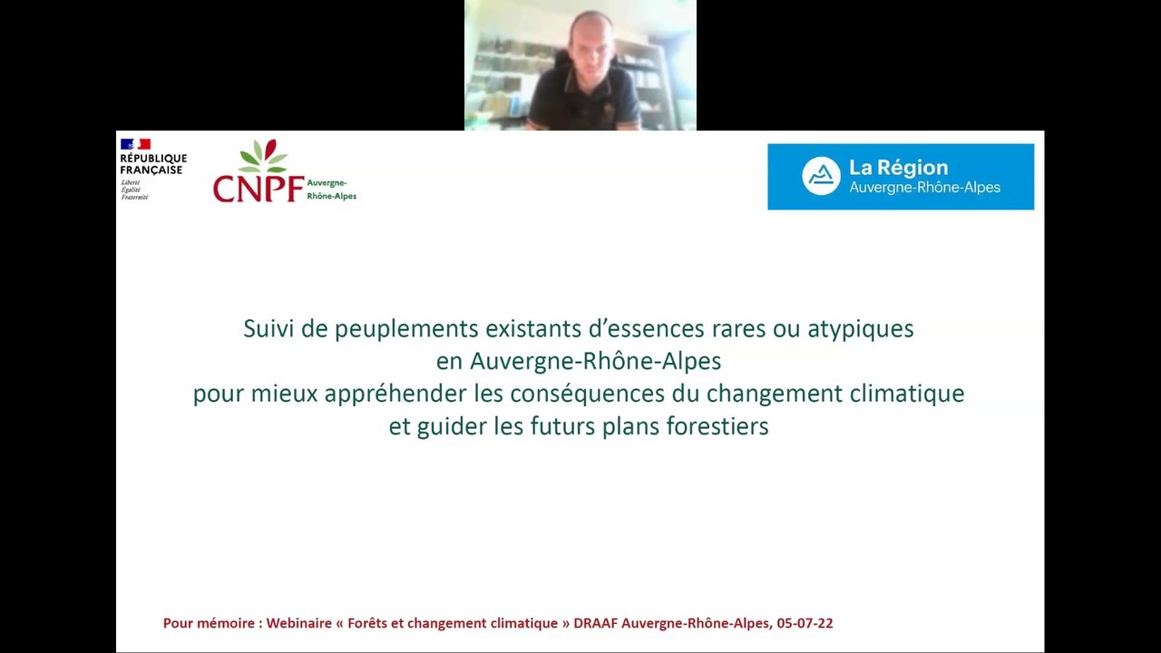 Webinaire #22 forêt et changements climatiques