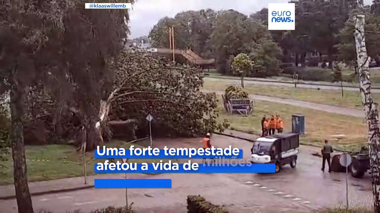 Tempestade Poly faz dois mortos nos Países Baixos e na Alemanha
