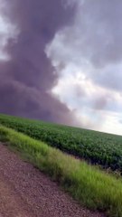 Driving Away From an Approaching Tornado