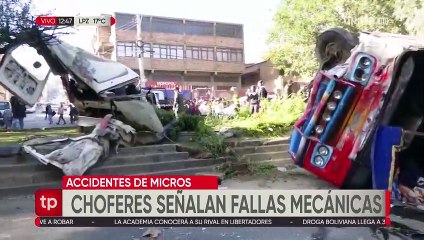 En menos de dos semanas, tres micros ‘antiguos’ ocasionaron accidentes en Cochabamba