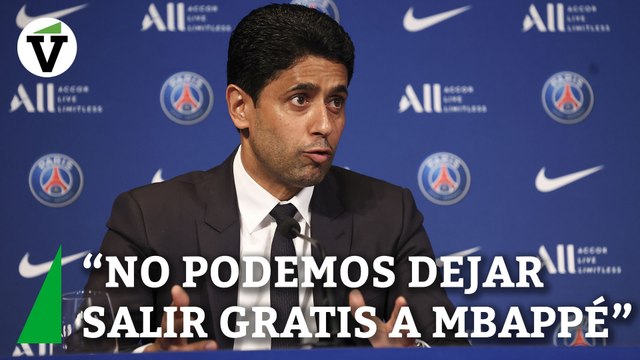El presidente del PSG avisa: No podemos dejar salir gratis a Mbappé, es imposible