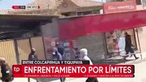 Conflicto de límites: Pobladores de Tiquipaya y Colcapirhua se enfrentaron pese a la presencia policial
