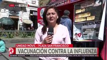 Puntos de vacunación en La Paz ya están habilitados para inmunizar contra la influenza a toda la población