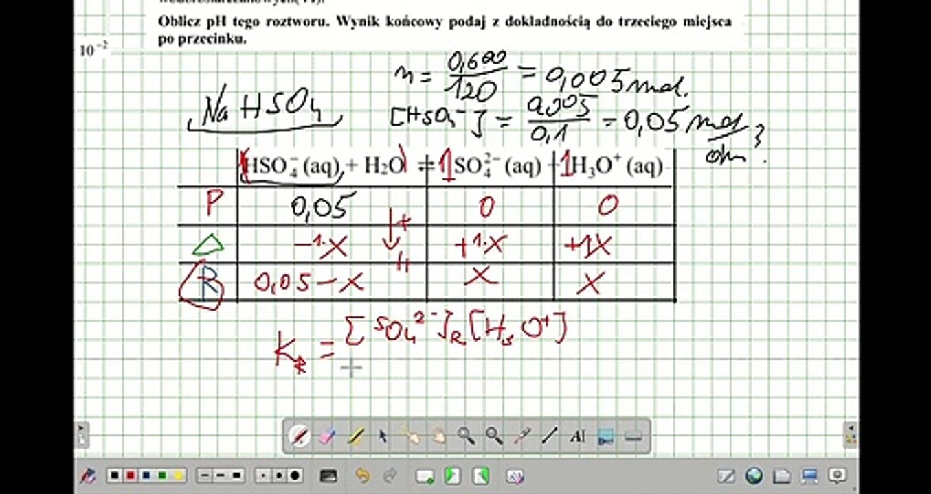 ZADANIE 9 CKE 2018 MAJ TEORIA BRONSTEDTA I pH. #chemia #chemistry
