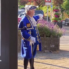 Lydney brass band and Lydney town crier