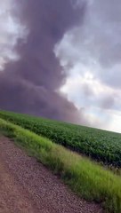 Driving Away From an Approaching Tornado
