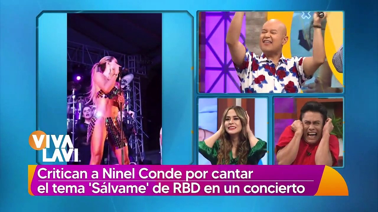 Critican a Ninel Conde por cantar 'Sálvame' de RBD