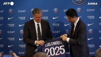 Psg, Luis Enrique e' il nuovo allenatore: "Spero di ripagare la fiducia del club"