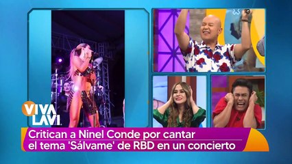 Critican a Ninel Conde por cantar 'Sálvame' de RBD