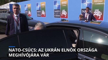 Az ukrán elnök országa NATO-meghívójára vár