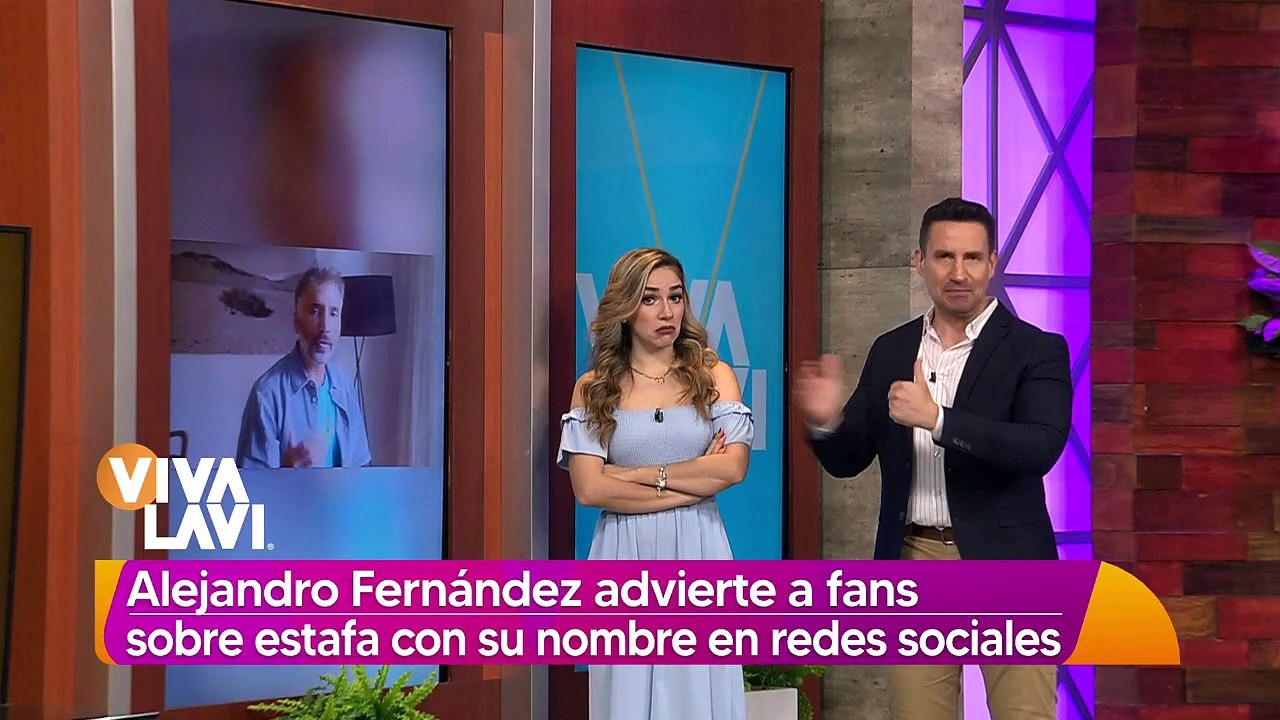 Alejandro Fernández advierte a sus fans sobre estafas a su nombre en ...