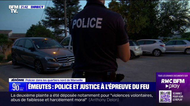Émeutes: Les têtes de réseaux [de trafic de drogue] ont sifflé la fin de la récréation , pour Jérôme, policier dans les quartiers nord de Marseille