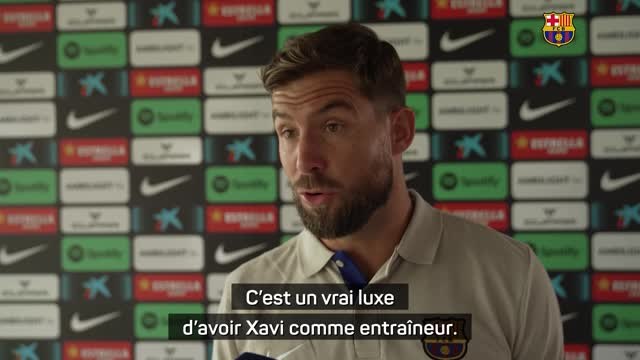 Barça - Martínez : Un vrai luxe d'avoir Xavi comme entraîneur