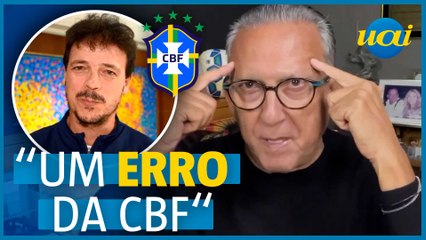 Galvão Bueno critica Diniz na Seleção Brasileira