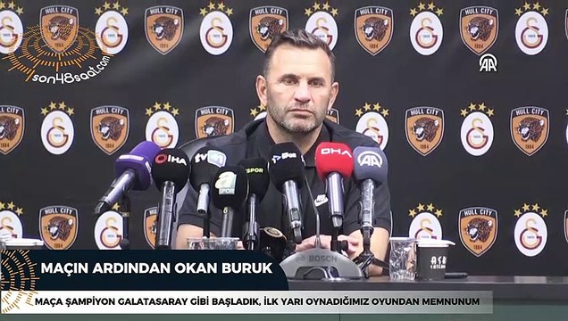 Okan Buruk İlk yarı şampiyon Galatasaray gibi oynadık