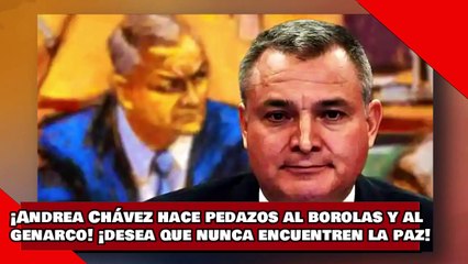 ¡VEAN! ¡Andrea Chávez hace pedazos al borolas, y a genarco! ¡les desea que nunca encuentren la paz!