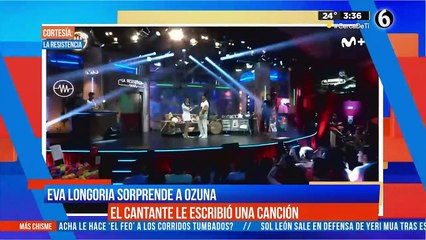 Eva Longoria sorprende a Ozuna;  el cantante le escribió una canción