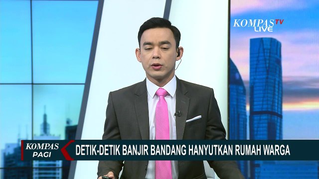 Detik-detik Arus Banjir Bandang Menyeret Rumah Warga di OKU Selatan