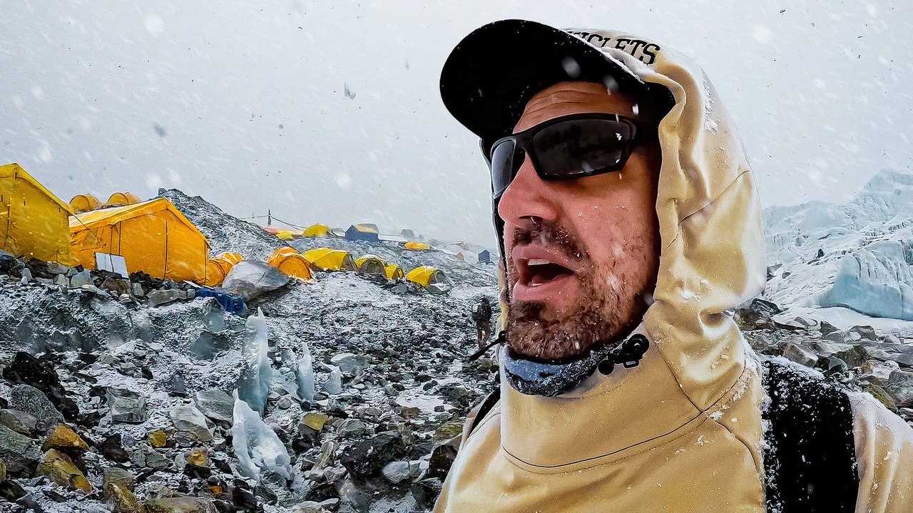 Arriving at Base Camp (IN A BLIZZARD) | Everest Trek Episode 4