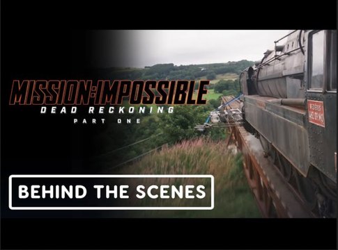 Mission Impossible: Dead Reckoning Part 1 | Official Train Behind the Scenes Clip - Tom Cruise