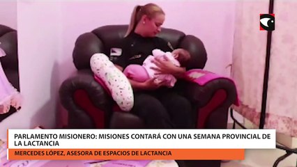 Parlamento misionero: Misiones contará con una semana provincial de la lactancia
