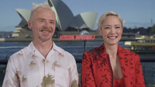 Simon Pegg and Pom Klementieff on Mission: Impossible - Dead Reckoning Part One