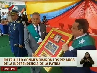 Conmemoran en el estado Trujillo los 212 años de la Independencia de Venezuela