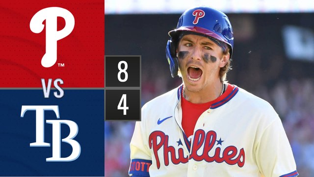 Resumen Phillies de Philadelphia vs Rays de Tampa Bay | MLB 05-07-2023