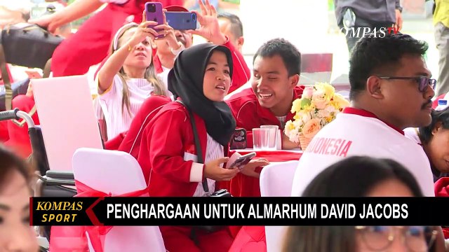 Penghargaan untuk Almarhum David Jacobs, Atlet Para Tenis Meja Indonesia