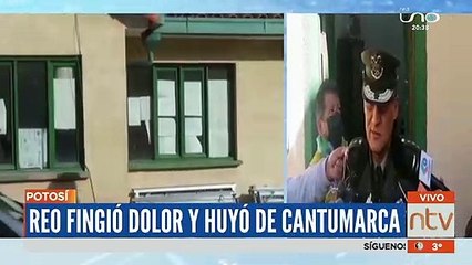 Reo fingió dolor y huyó de Cantumarca