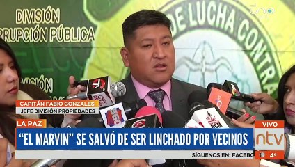 "El Marvin" se salvó de ser linchado por vecinos