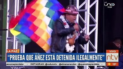 Jeanine Áñez exige su libertad y que Evo sea enjuiciado