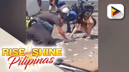 Perang bitbit ng money machine collector, nilipad habang bumibiyahe