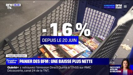 Panier des BFM: depuis le 20 juin, les prix ont baissé de 1,6% en moyenne