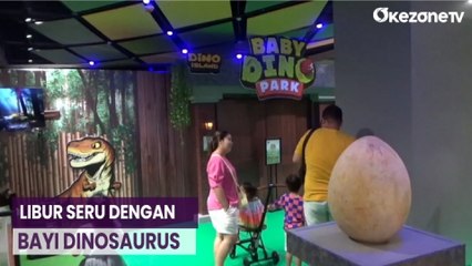 Seru! Liburan dengan Bayi Dinosaurus di Wahana Edukasi Hewan Purba Denpasar