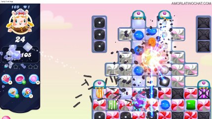 Candy Crush Saga how to pass Level 169  como pasar nivel  169 en candy  chush jugando juego games game