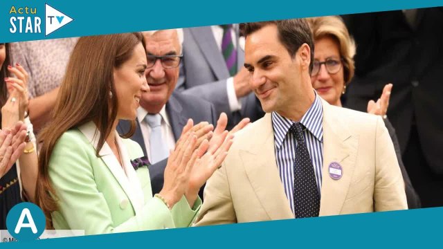 Kate Middleton et Roger Federer complices à Wimbledon : sa femme Mirka nettement moins enjouée ?