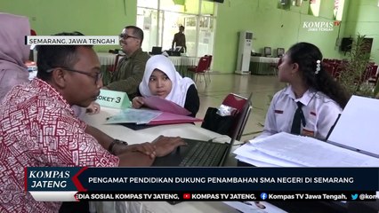 Pengamat Pendidikan Dukung Penambahan SMA Negeri di Semarang