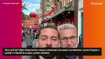 Laurent Ruquier au coeur des rumeurs, il quitte Paris avec Hugo Manos : photos de leur escapade en amoureux