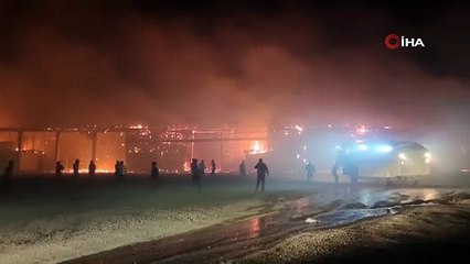 Geceyi gündüze çeviren yangın!