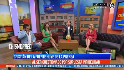 Cristián de la Fuente huye de la prensa