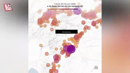 Türkiye'de yılın ilk yarısında yaklaşık 53 bin kez deprem yaşandı
