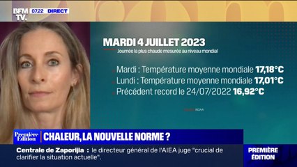 Record de chaleur: "Ce que l'on observe depuis plusieurs décennies c'est une augmentation globale de la température sur la Terre" Chloé Marechal, paléoclimatologue et géochimiste