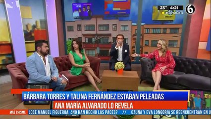 Bárbara Torres y Talina Fernández, ¿estaban peleadas?
